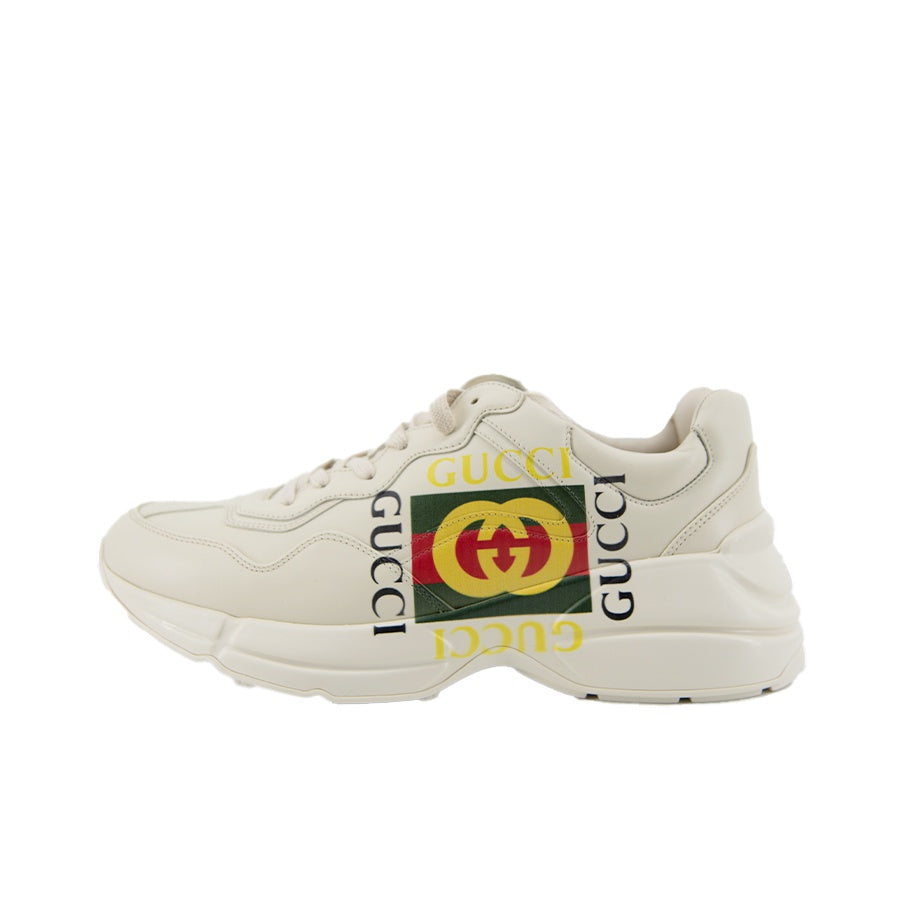 GUCCI RHYTON LEATHER SNEAKER 'VINTAGE LOGO'