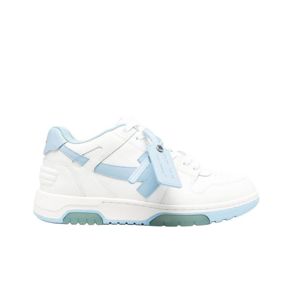 OFF WHITE Out Of Office Leather Sneakers 'White Blue'