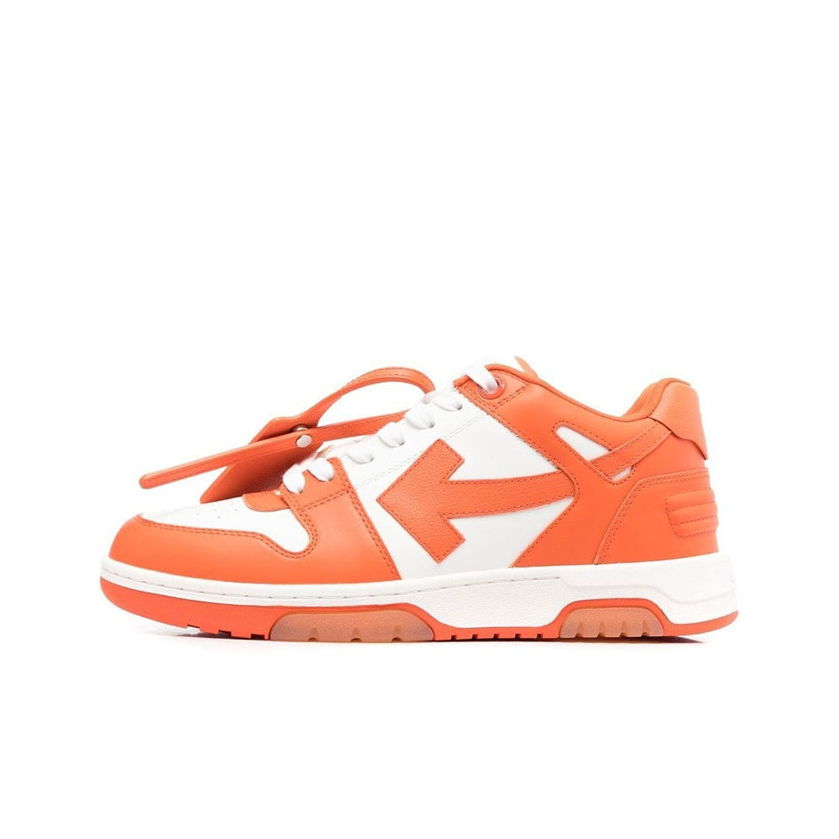 OFF WHITE Out Of Office Ooo Low Tops White Orange