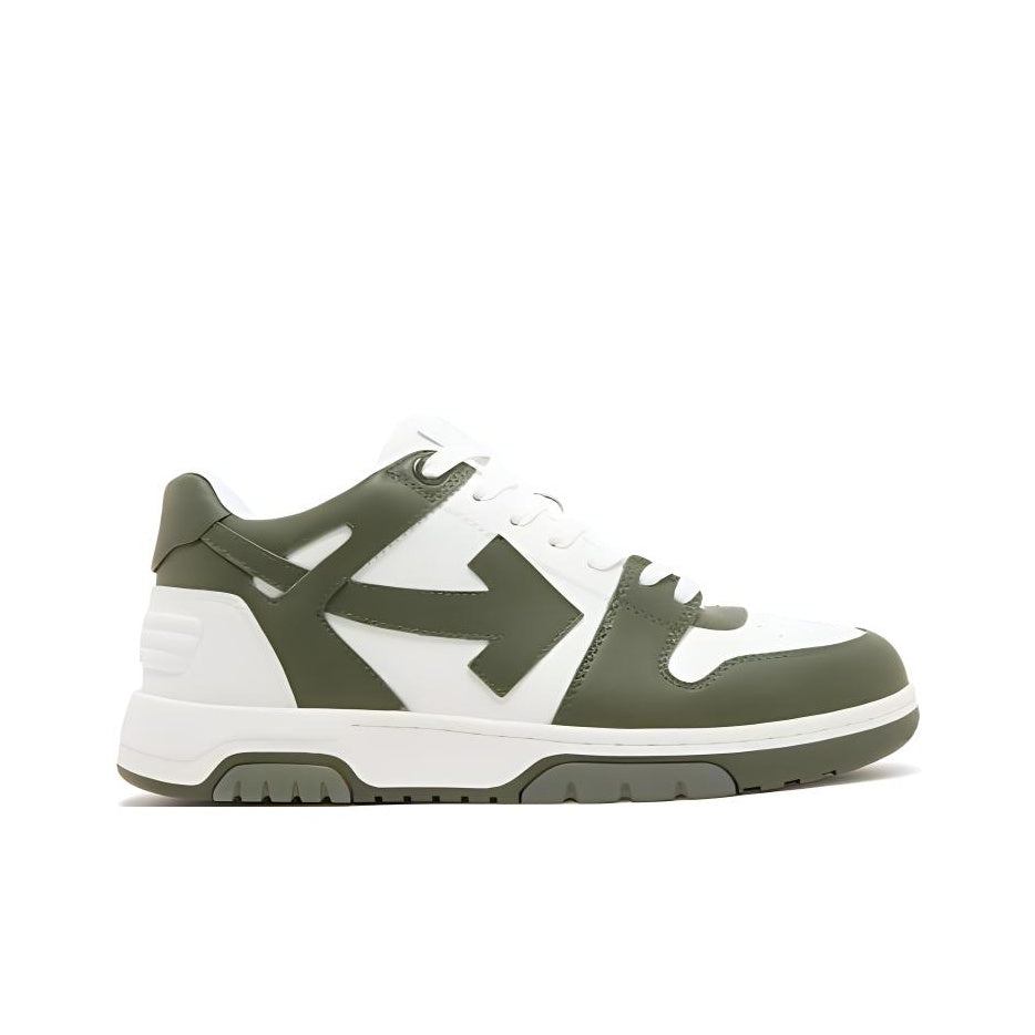 OFF WHITE Out Of Office Ooo Low Tops White Khaki