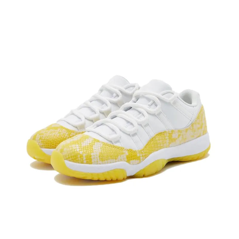 JORDAN 11 RETRO LOW YELLOW SNAKESKIN WOMEN'S