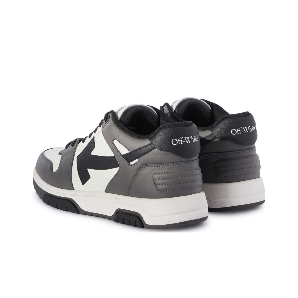 OFF WHITE Out Of Office Ooo Low Tops Dark Gray Black