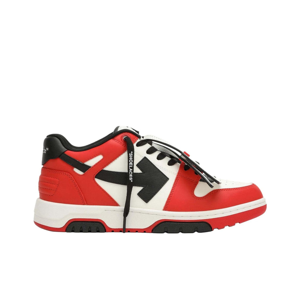 OFF WHITE Out Of Office Low Top Casual Shoes Men's Red