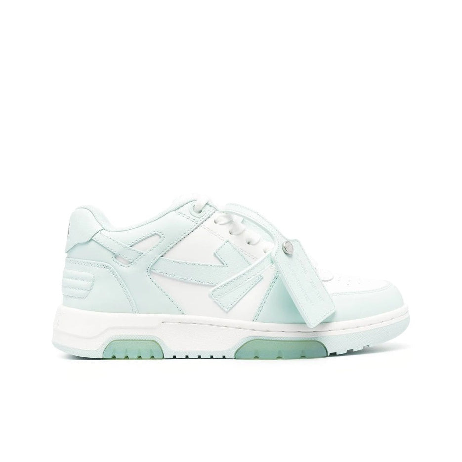 OFF WHITE Out Of Office Low Top Sneaker 'White Teal' Women's