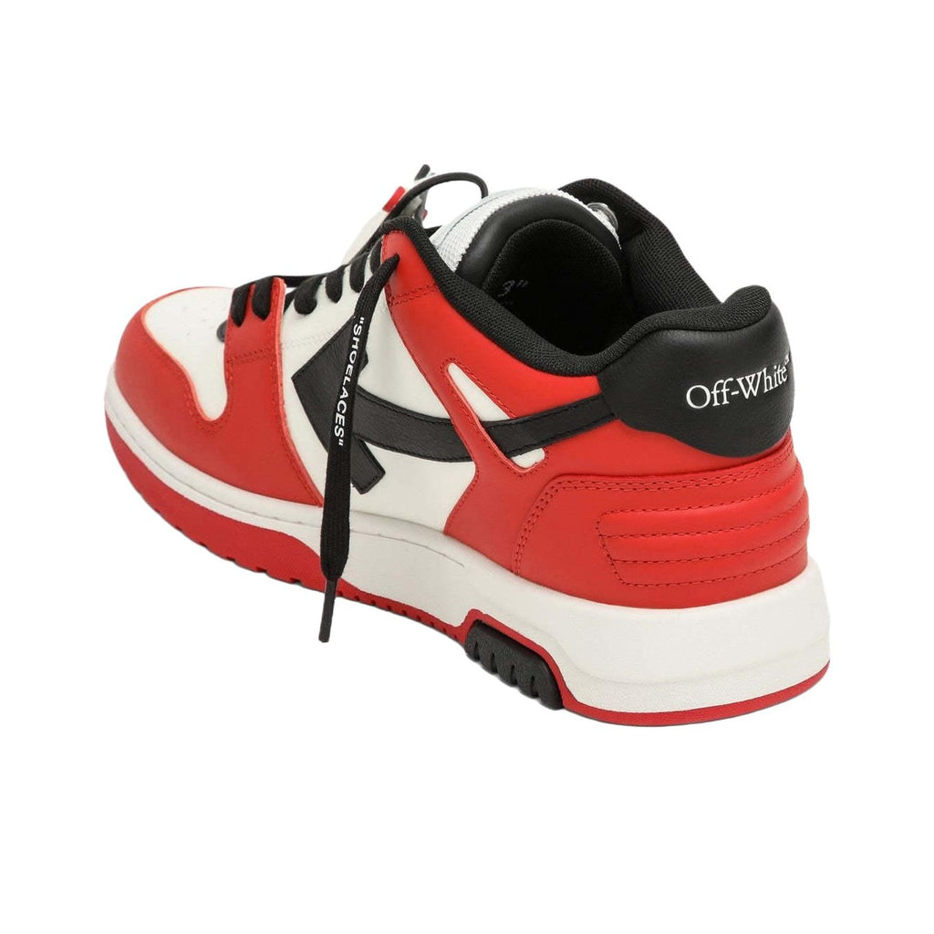 OFF WHITE Out Of Office Low Top Casual Shoes Men's Red