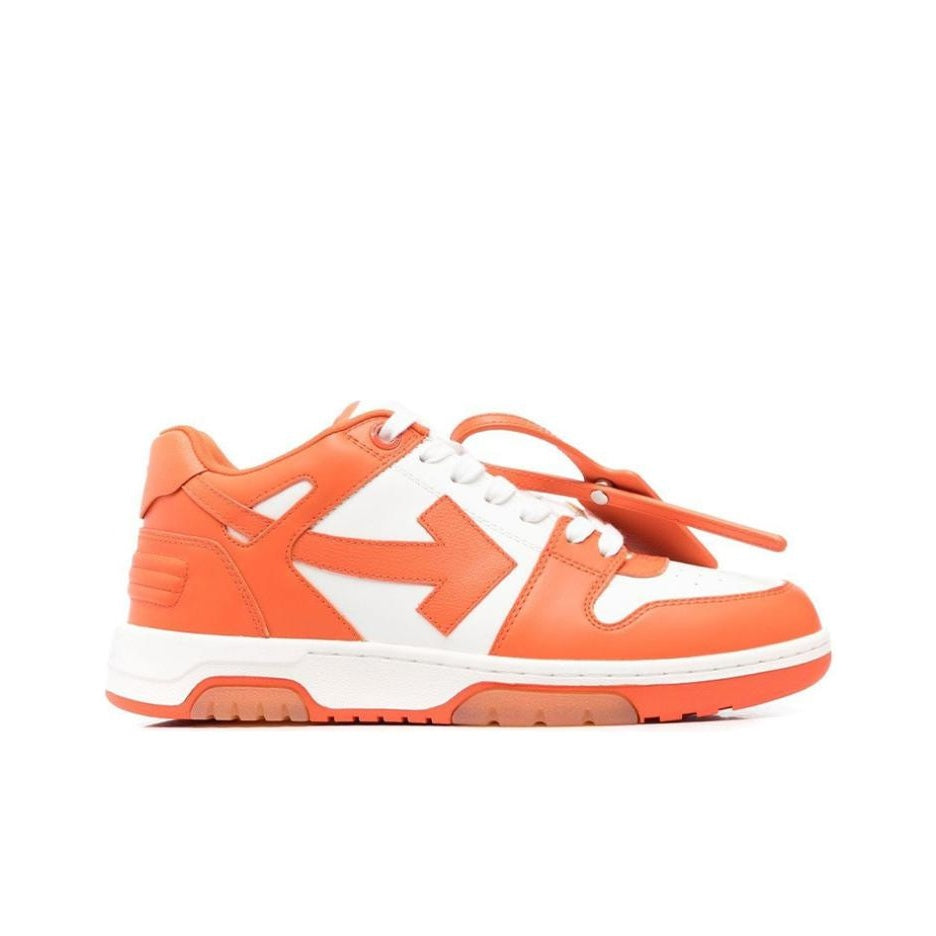 OFF WHITE Out Of Office Ooo Low Tops White Orange
