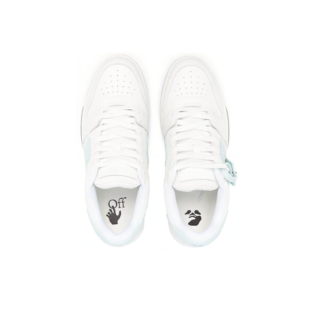 OFF WHITE Out Of Office Low Top Sneakers 'White Teal'