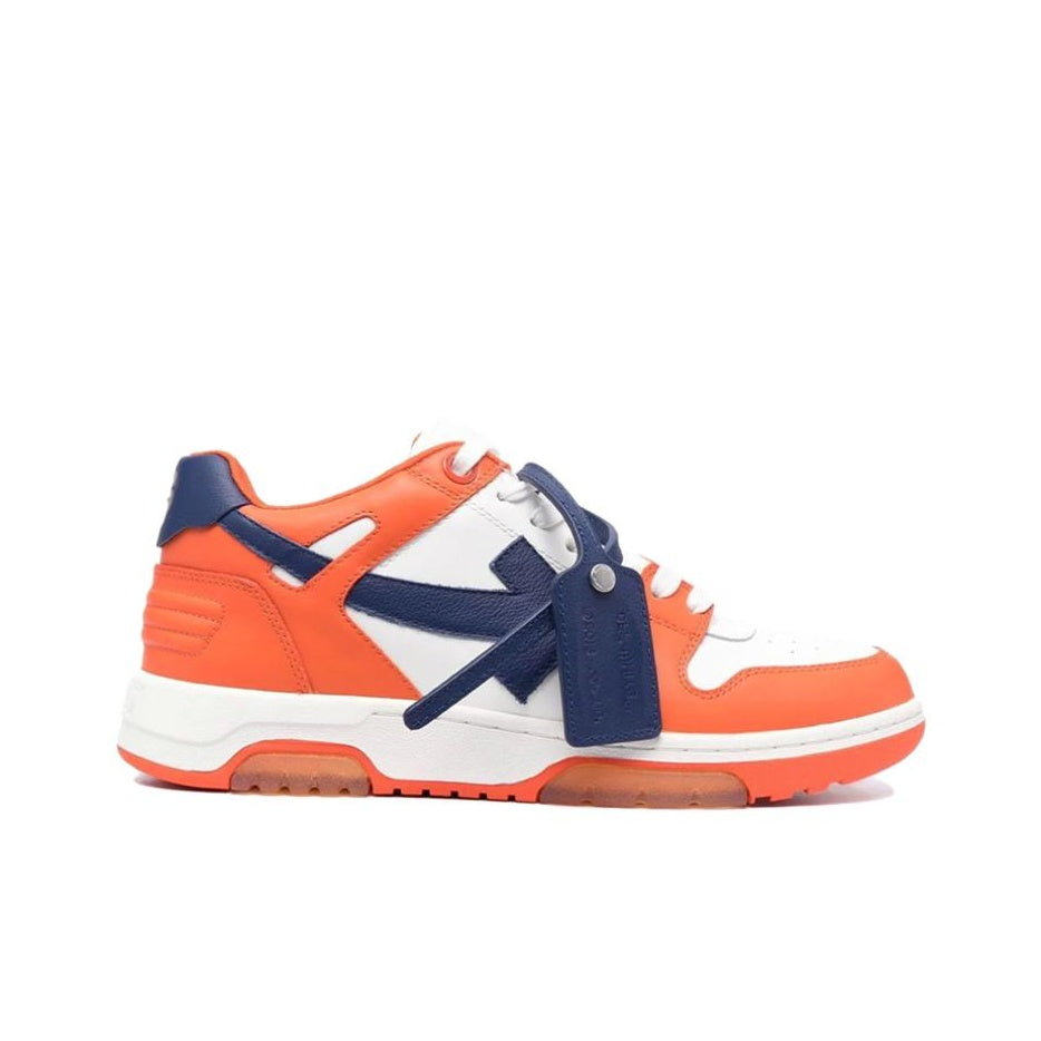 OFF WHITE Out Of Office Ooo Low Tops White Orange Blue