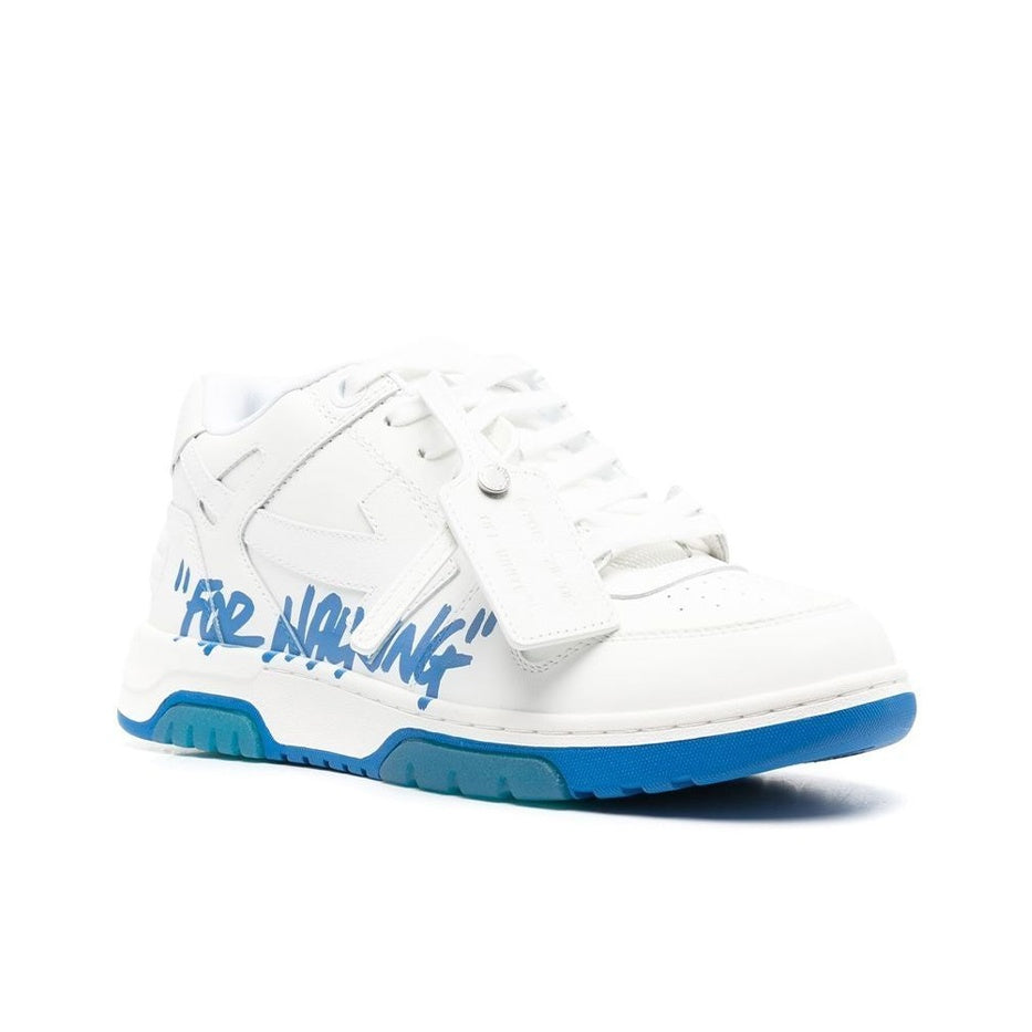 OFF WHITE Out Of Office Low Top For Walking Sneaker 'White Blue'
