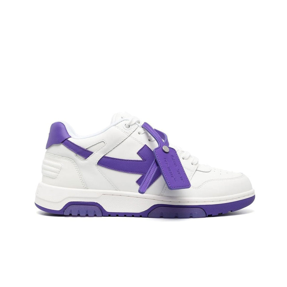 OFF WHITE Out Of Office Ooo Low Tops White Purple
