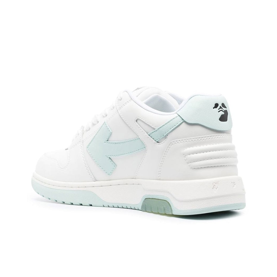 OFF WHITE Out Of Office Low Top Sneakers 'White Teal'